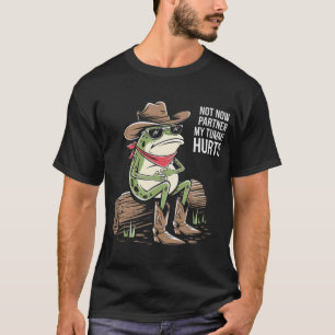 Funny Frog Cowboy Unisex T-shirt