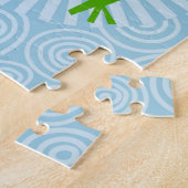 Funny Frog - Cute Froggy op Blue Legpuzzel (Zijkant)