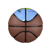 Funny frog en cartoon basketbal (Rechts)