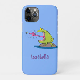 Funny frog en cartoon iPhone 11 pro hoesje