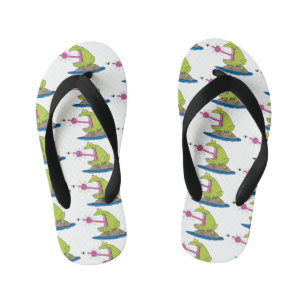 Funny frog en cartoon kinder teenslippers