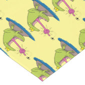 Funny frog en cartoon korte tafelloper (Hoek)