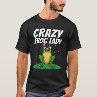 Funny Frog Gift Frog Lover Accessoires Stuff Vrouw T-shirt