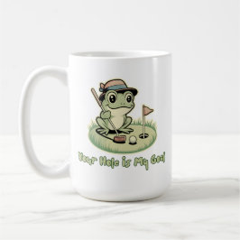 Funny Frog Golf  - Your Hole is My Goal Koffiemok