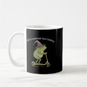 Funny Frog Graphic Saying Off To Commit Tom Fooler Koffiemok (Links)