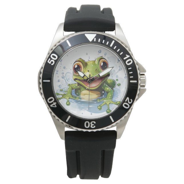 Funny frog horloge (Voorkant)