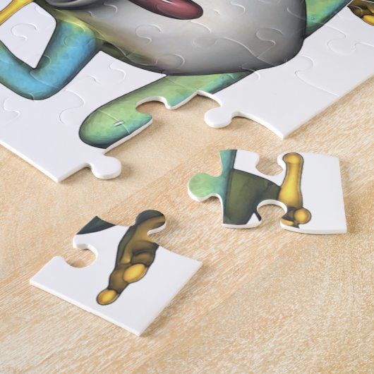 Funny Frog Insanely Froggie Puzzle (Côté)