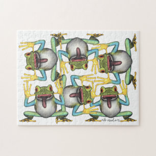 Funny Frog Insanely Froggie Puzzle Legpuzzel