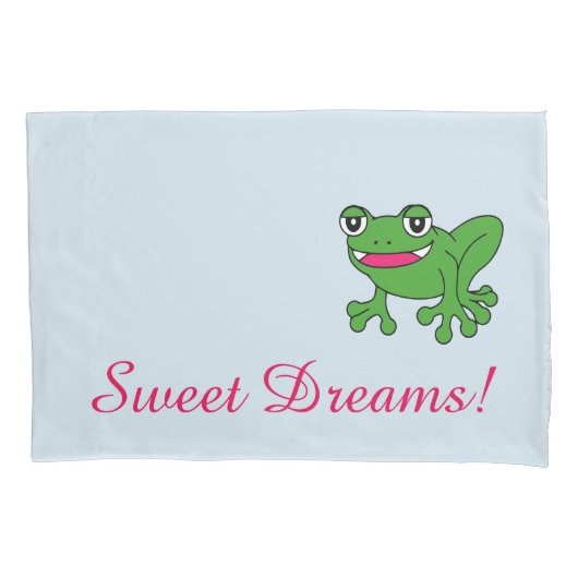 Funny frog kussensloop (Voorkant)
