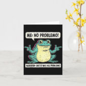 Funny Frog Me No Problemo Narrator But It Was All Kaart (Gele Bloem)