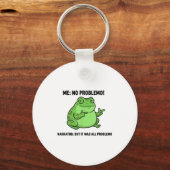 Funny Frog Me No Problemo Narrator But It Was All Sleutelhanger (Voorkant)