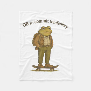 Funny Frog Meme Gekke Dark Humor Off to Commit Tom Fleece Deken