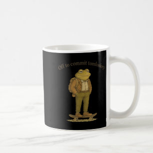 Funny Frog Meme Gekke Dark Humor Off to Commit Tom Koffiemok