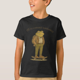 Funny Frog Meme Gekke Dark Humor Off to Commit Tom T-shirt