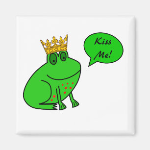 Funny Frog Prince - Dierlijke koelkastmagneten Magneet