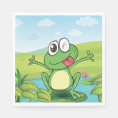 Funny Frog Servet (Voorkant)