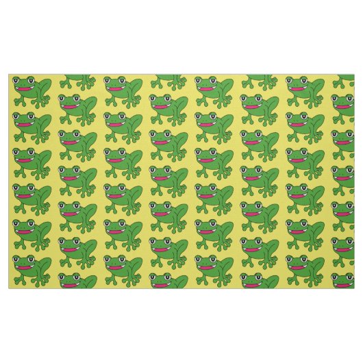 Funny frog stof (Fat Quarter)