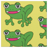 Funny frog stof (Close Up)