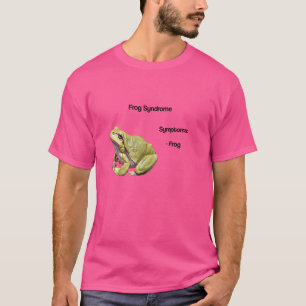 Funny Frog Syndrome Quote Shirt Symptomen Frog