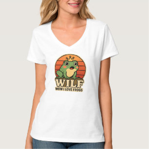 Funny Frog T-Shirt – WILF Wow Ik Hou Van Kikkers R