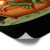 Funny Frog Toad Gevist Clic Book Toad Lov Poster (Hoek)