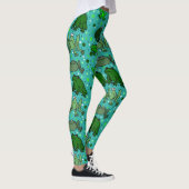Funny Frogs Cartoon Leggings (Rechts)