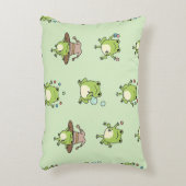 Funny Frogs on the Go Accent Kussen (Voorkant(Verticaal))