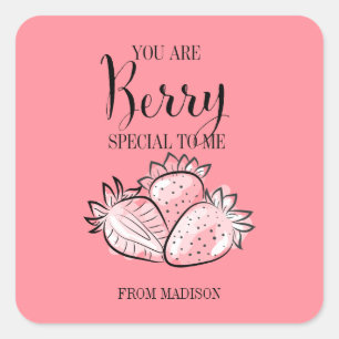 Funny Fruit Pun Berry Speciale Valentijn Sticker
