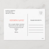 Funny Fruit Pun Melon Valentijn Briefkaart (Achterkant)