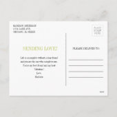 Funny Fruit Pun Parfait Pear Valentine Carte posta (Dos)