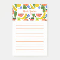 Funny Fruit Salad CUSTOMIZE IT-Notitieblok