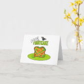 Funny Fruitcake Kaart (Gele Bloem)