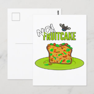 Funny Fruitcake T-shirt Briefkaart