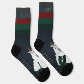 Funny Fun Festive Sheep “Fleece Navidad” Dark Blue Sokken (Rechts)