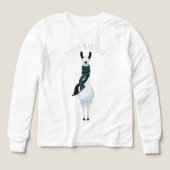 Funny Fun 'Fleece Navidad' Llama Pun Cartoon (Motif recto)