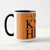 Funny Fun Oom Quote - Oom Knob Head - Favoriet Mok (Links)
