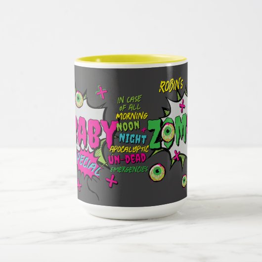 Funny Fun ‘ZomBaby’ Special Pop Art Mok (Midden)