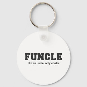 Funny Funcle College Print Sleutelhanger