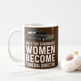 Funny Funeral Director Gift Women mamtician Koffiemok