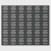 Funny Funeral Director Humor Mortician Professiona Cadeaupapier (Vlak)