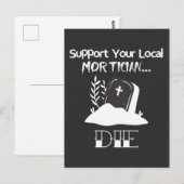 Funny Funeral Director Humor Mortician Support Briefkaart (Voorkant / Achterkant)