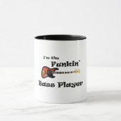 Funny Funk Bass Player Coffee Mug (Centre)