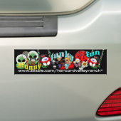 Funny Funky Fun Bumpersticker (Op auto)