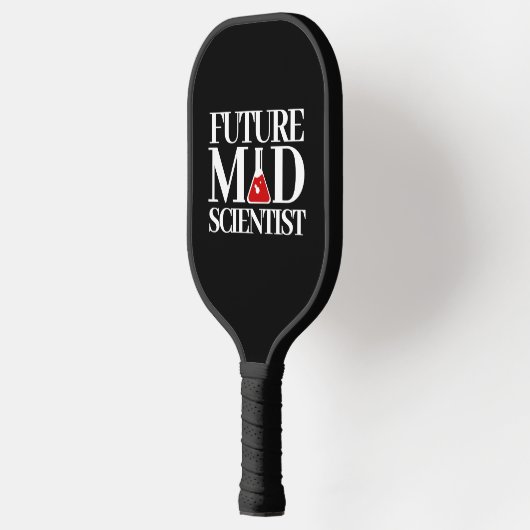 Funny Future Mad Scientist met Chemistry Beaker Pickleball Paddle (Links)