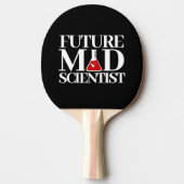 Funny Future Mad Scientist met Chemistry Beaker Tafeltennisbatje (Voorkant)