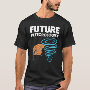 Funny Future Meteoroloog Gift for Kids Cool Mete T-shirt