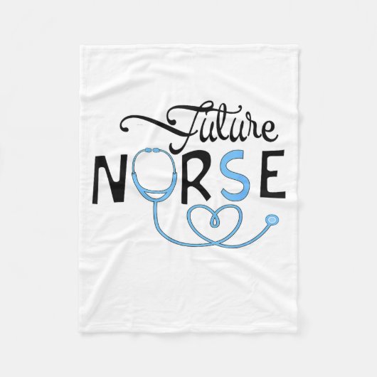 Funny Future Nurse Nursing School Student Nurse In Fleece Deken (Voorkant)