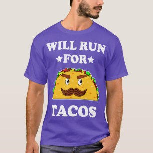 Funny gaat naar Tacos-illustratie T-shirt