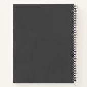 Funny Gag Gift Mannen Name Black Blank Recipe Notitieboek (Achterkant)