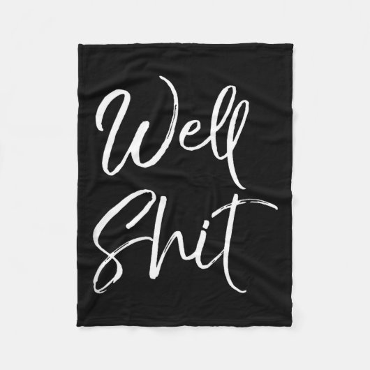 Funny Gag Gift Sarcastic Profanity Quote Saying We Fleece Deken (Voorkant)